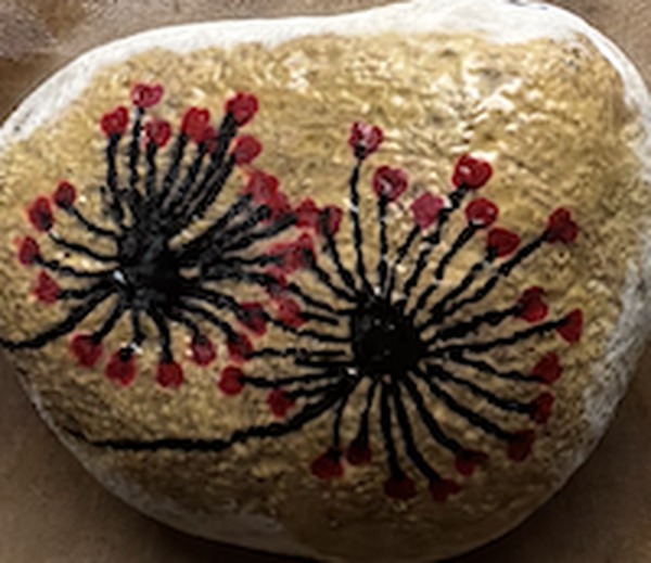 Make a wish, let it go: hand-painted rock art by JRT